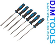 Image of Draper 83480 150mm Soft Grip Needle File 6 Piece Set