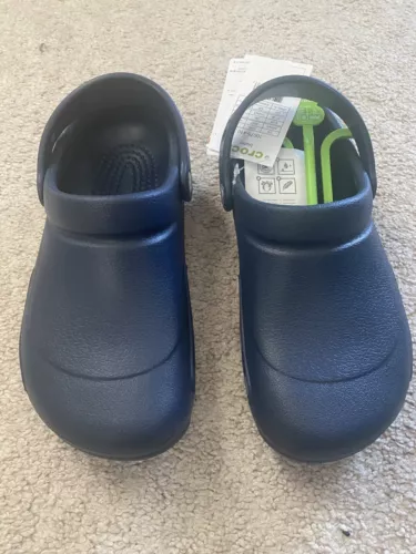 CROCS UNISEX Bistro Navy Work Clog M5/W7 #10075-410