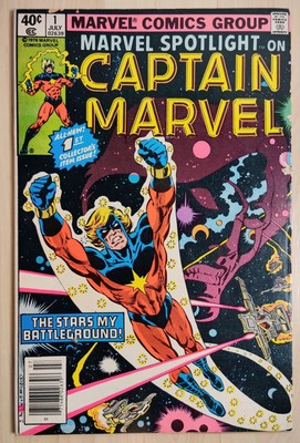 Marvel Spotlight #1 1979 Captain Marvel, Marvel Comics
