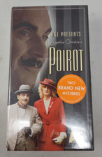 Agatha Christie POIROT Murder of Roger Ackroyd/Lord Edgware Dies Sealed VHS Set