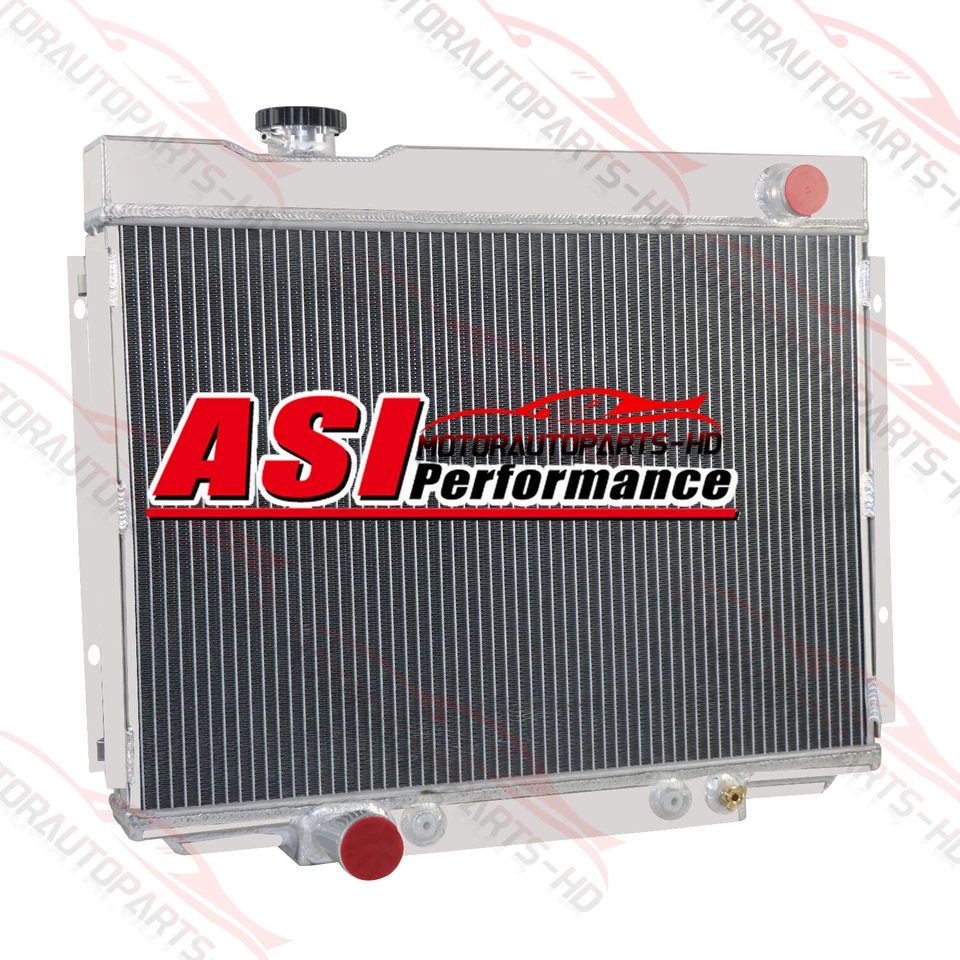 4 Row Radiator For 1967-1969 1968 Ford Ranchero 500/500XL/GT, 6.4L (V8) 390 CID Foto 4 de 4