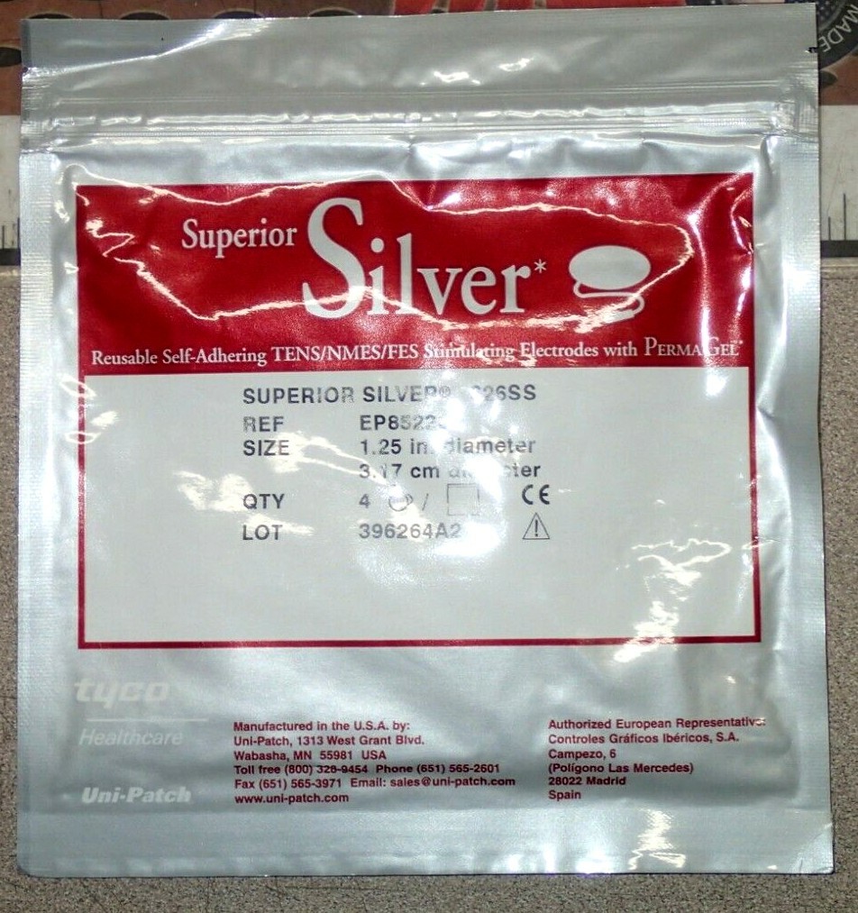 ❤︎ TYCO Superior Silver 626SS Stimulating Electrode 1.25” 3.17