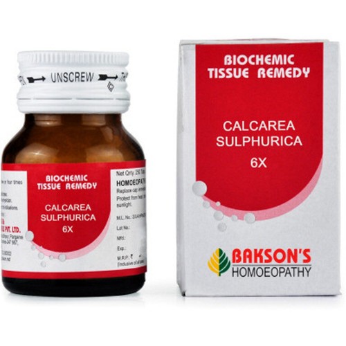 Bakson Calcarea Sulphurica 6X (25g) LANGER VERFALL MIT KOSTENLOSEM VERSAND - Bild 2 von 3