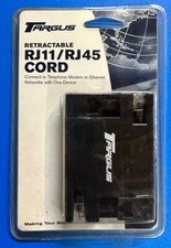 New Targus Retractable Phone and Ethernet Cord RJ11/RJ45