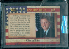 2019 The Bar Pieces of Past One Time Relic 1/1 Robert Kennedy Bill Clinton