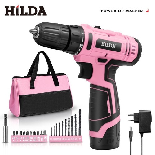21v HILDA impact drill two-speed hand electric drill set - Picture 8 of 10