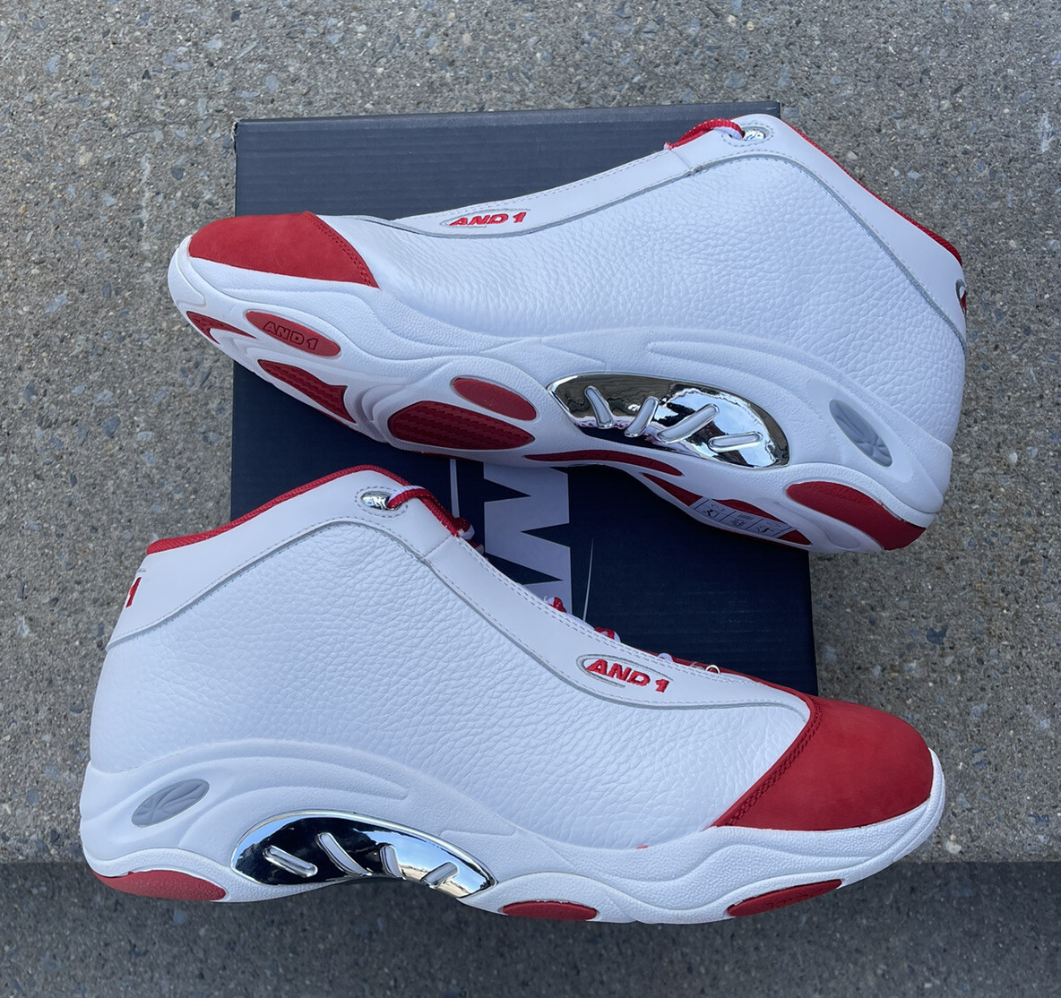 AND 1 Tai Chi LX 'White Red' D1055MWRS Basketball Vince