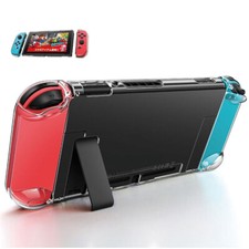 Detachable Crystal PC Transparent Case For NS Switch Hard Clear Back Cover Shell