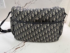 DIOR Baby - Diaper - Changing Bag / Beige and Black Dior Oblique Jacquard