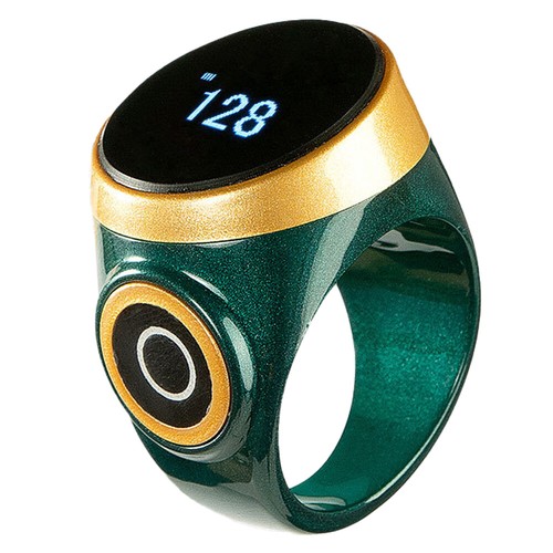Smart Tasbih Tally Counter Ring for Muslims Zikr Digital Tasbeeh 5Prayer Time - Picture 23 of 24