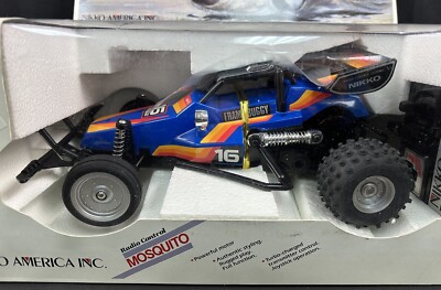 RARE NEW IN BOX NIKKO MOSQUITO Frame Buggy RC Car 1985 1/14 Scale