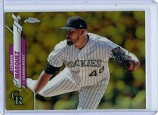 2020 Topps Chrome Gold Refractors #44 German Marquez 41/50