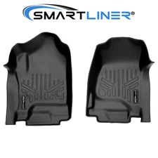SMARTLINER Custom Fit Floor Mats 1st Row Liner 2015-2020 Tahoe Yukon Escalade