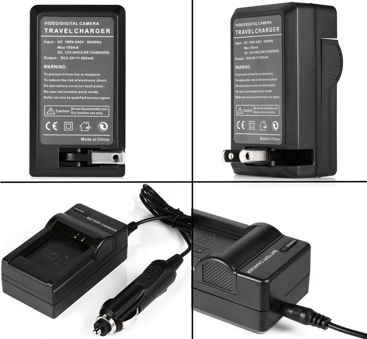 Battery Charger For Panasonic HC-VX980, HC-VX981, HC-VX985 4K