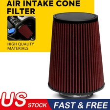 4 102mm Long High Flow Inlet Cone Dry Filter Cold Air Intake Replacement 4 102mm Long High Flow Inlet Cone Dry Filter Cold Air Intake Replacement