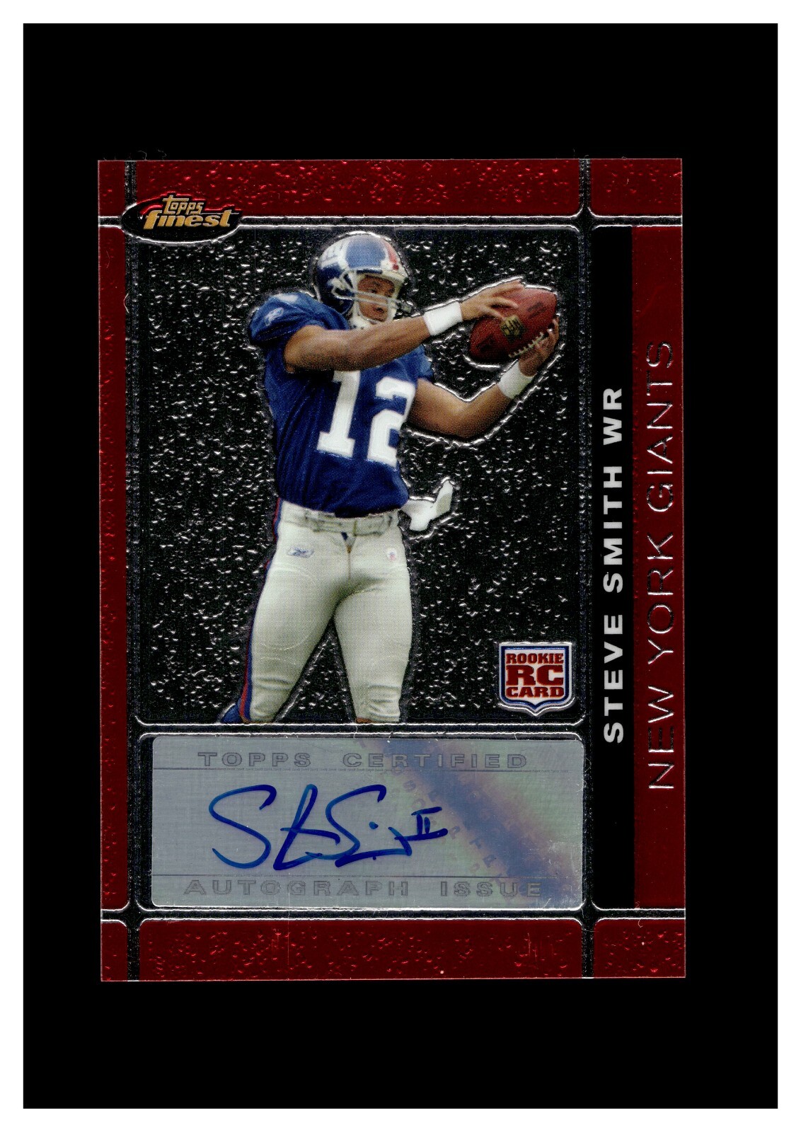 Steve Smith Finest #138 Autograph