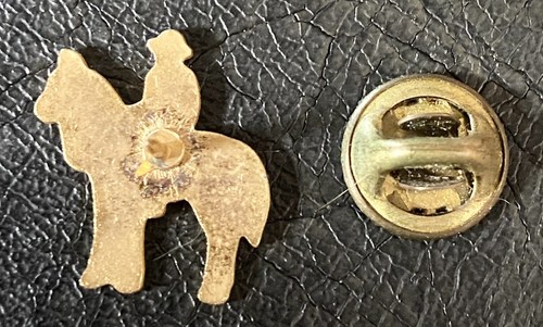 R.C.M.P Lapel Pin Royal Canadian Mounted Police Horse Enamel Hat Pinback Vintage - Picture 2 of 3