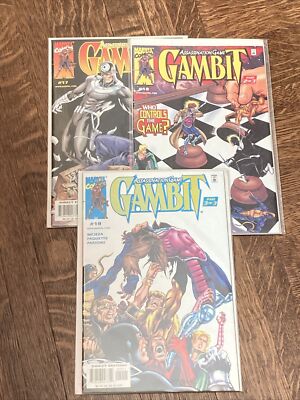2000 Marvel Gambit: Assassination Game Set #17-19-B&B