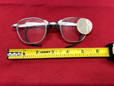 Sellstrom 4100 LCG Metal Frame Safety Glasses SM 6-1/2 VINTAGE!