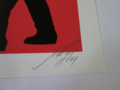 shepard fairey obey サイン キャンバスアート 2点セット Obey Shepard Fairey signed print Visual Disobedience 9.5 x 13 | eBay