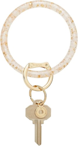 Oventure, Resin Big O Key Ring, The Original Bracelet Keychain - 24 Karat