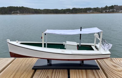 CHESAPEAKE BAY CRAB SCRAPE WORKBOAT MODEL, SMITH ISLAND SCRAPE, WOOD, ASSEMBLED