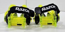 RAZOR JETTS DLX HEEL WHEELS HEELYS AJUSTABLE STRAP TO SHOE SKATES WHEELS LITE UP