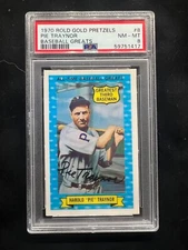 1970 KELLOGG'S ROLL GOLD ALL TIME GREATS BASEBALL CARD # 8 PSA 8