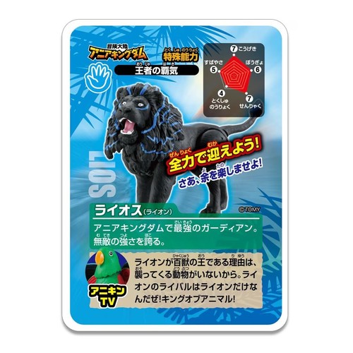 Takara Tomy Adventure Continent Ania Kingdom Laios (Lion) Figure - Picture 6 of 6