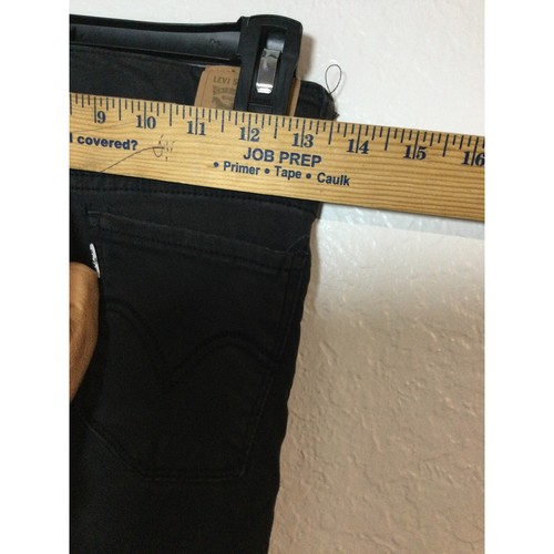 Levis 510 Skinny Jeans Black Denim Everyday Wear Girls Size Slim size 14 - Picture 5 of 8