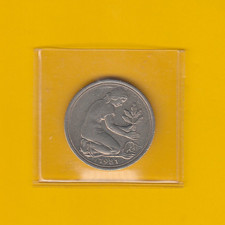 50 Pfennig 1981 - D - Stempeldrehung - Verpr&auml;gung