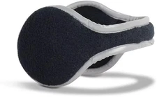 Degrees by 180s Adult Black W/ Reflective Binding Unisex Ear Warmer /  Ear Muff
