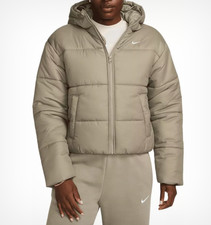 Nike Sportswear Classic Puffer Therma-FIT Hooded Jacket FZ5899-321 Women s Sz L