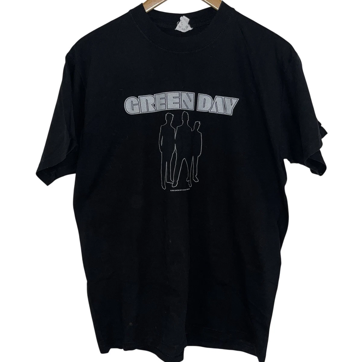 T-shirt Green Day Officiel Homme/Unisexe - Coton 100%, Coupe Ample, Noir, Neuf Avec étiquettes