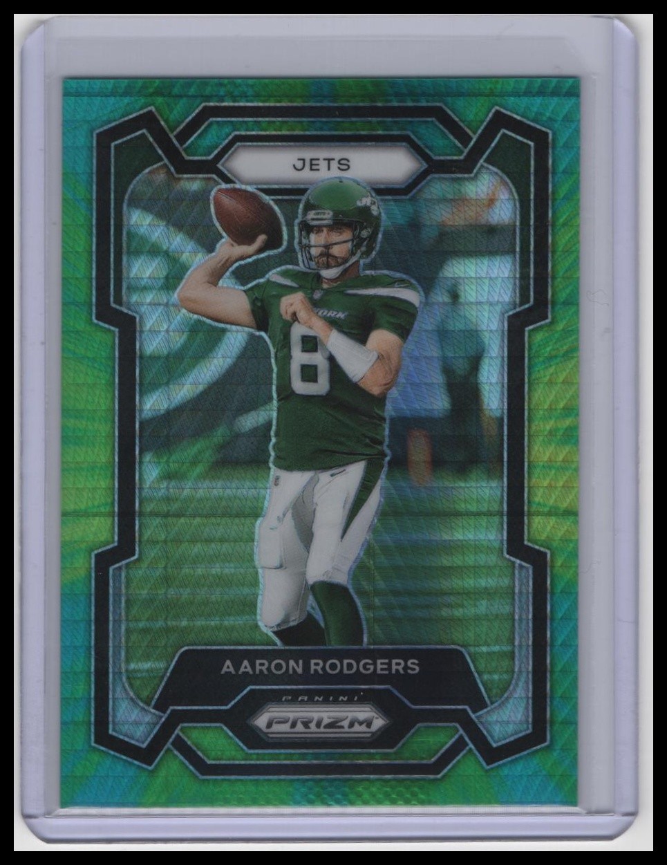 2023 Panini Prizm #227 Aaron Rodgers Hyper #/175