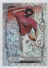 2019 Bowman Sterling Prospect Speckle Refractor 75/99 Adonis Medina #BPR-15 0ot5