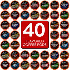 Flavored Coffee Pods Assorted Gourmet Variety Pack, Compatible with 2.0 Keurig K