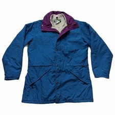 LLBEAN Men’s VTG 80s Penobscot Parka Thinsulate Blue Jacket M Made in USA *FLAW