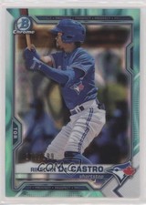2021 Bowman Draft Chrome Aqua Lava Refractor 177/199 Rikelvin De Castro 8d4