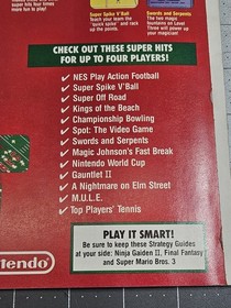 Nintendo Power Strategy Guide Volume 19 4-Player Extra NES Gauntlet II Football