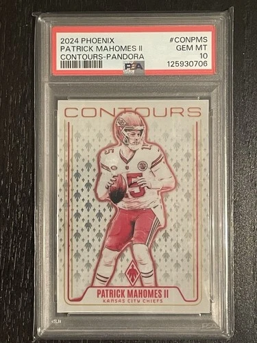 2024 Phoenix Patrick Mahomes Contours Pandora PSA 10