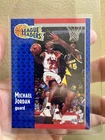 1991 - 1992 Fleer Michael Jordan Bulls #220 Basketball Card League Leaders NBA