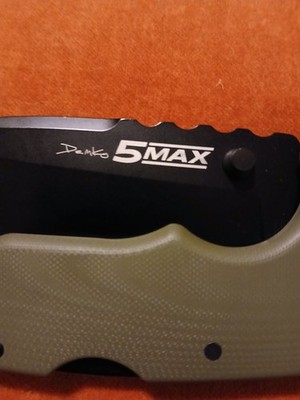 Cold Steel 5 Max Lockback OD Green CS-FL-50MAX Black G10