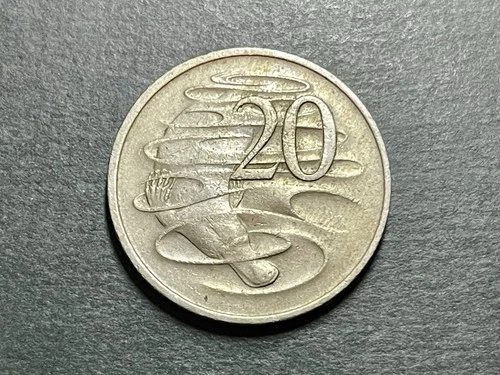 1968 Australia 20 Cents — photo from the most recent tracked eBay sale