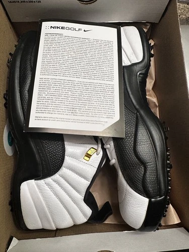 Jordan 12 Retro Low Golf Shoes “taxi” Size 12.5
