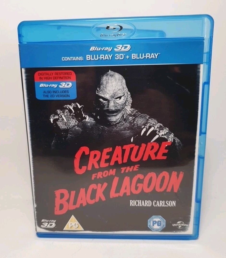 Creature From The Black Lagoon  1954, BLU-RAY 3D Uk Blu-ray