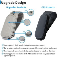 2 Packs Magnetic Sunglass Holder for Car Visor - Sunglasses Clip for Differen...