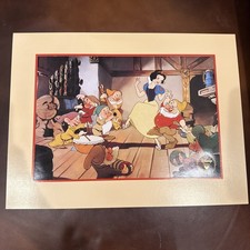 WALT DISNEY CLASSIC SNOW WHITE AND THE SEVEN DWARFS EXCLUSIVE LITHOGRAPH 1994