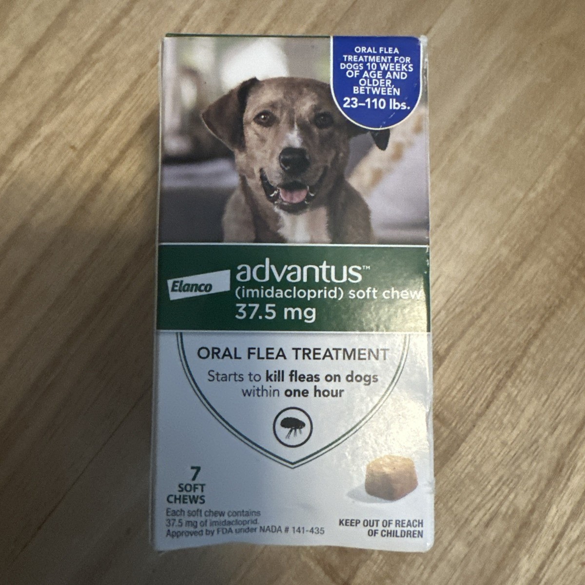 Imidacloprid Advantus Chews Bayer Advantus Flea Chews For Dogs (7 Ct)