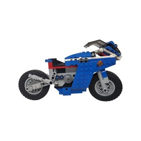 LEGO Creator 6747 Race Rider Blue Bike INCOMPLETE MISSING PIECES RETIRED